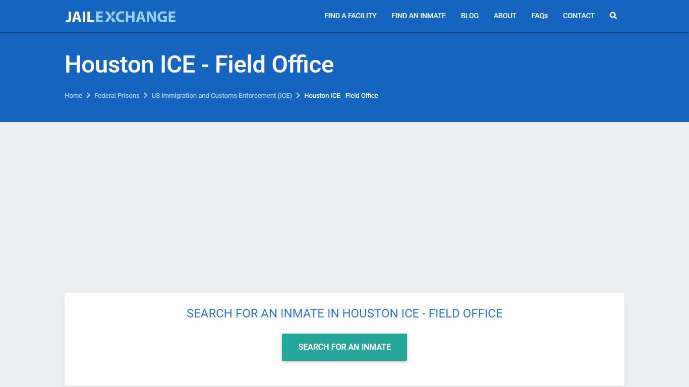 Houston ICE - Field Office ICE Detainee Locator - JAIL EXCHANGE